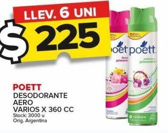 Carrefour Maxi Desodorante poett x 360cc oferta
