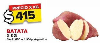 Carrefour Maxi Batata kg oferta