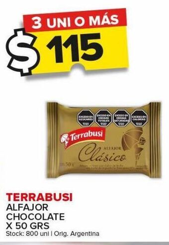 Carrefour Maxi Alfajor terrabusi x 50g oferta