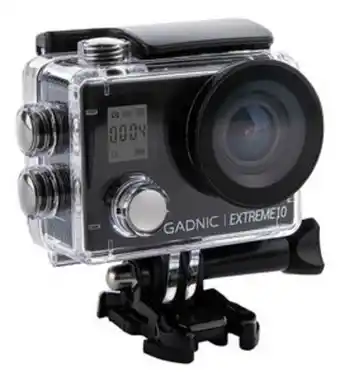 Frávega Camara de video gadnic extreme 10 4k 20mp extreme action cam oferta