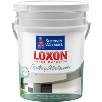 Pinturerías Rex Impermeabilizante frentes loxon blanco 20 lts sherwin williams oferta