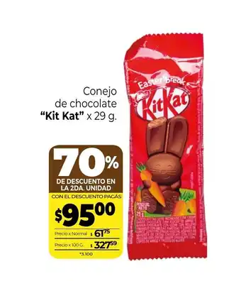 La Anonima Kit Kat Conejo de chocolate x 29 g. oferta