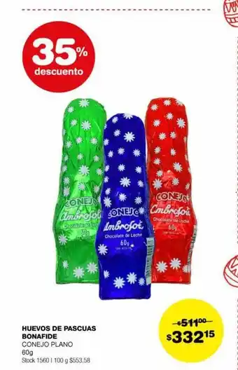 Atomo Conviene Huevos de pascuas bonafide 35% descuento oferta