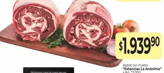 La Anonima Asado sin hueso oferta