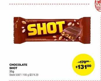 Atomo Conviene Chocolate shot oferta