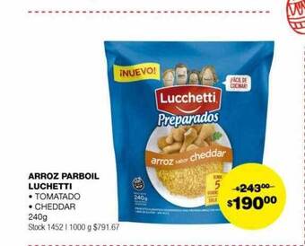 Atomo Conviene Arroz parboil lucchetti oferta