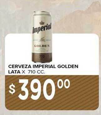 Supermercados Mayor Cerveza imperial golden lata oferta