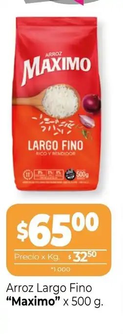 La Anonima Maximo Arroz Largo Fino x 500 g. oferta