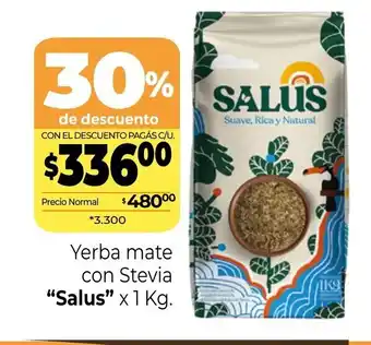 La Anonima Salus Yerba mate con Stevia x 1 kg. oferta