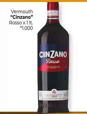 La Anonima Cinzano Vermouth Rosso x 1 lt. *1.000 oferta