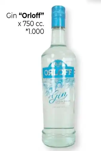 La Anonima Orloff Gin x 750 cc. *1.000 oferta