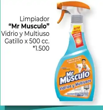 La Anonima Mr. Musculo Limpiador Vidrio y Multiuso Gatillo x 500 cc. oferta