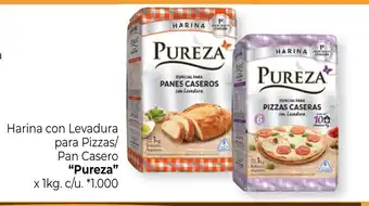 La Anonima Pureza Harina con Levadura para Pizzas/ Pan Casero x 1kg. c/u. oferta