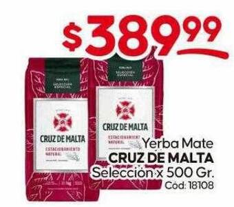 Diarco Yerba mate cruz de malta selección oferta