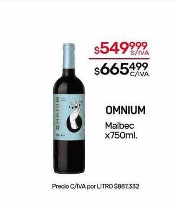 Nini Mayorista Omnium malbec oferta