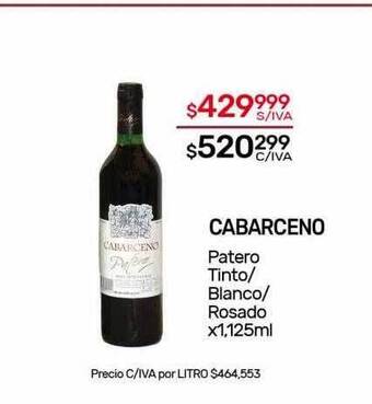 Nini Mayorista Cabarceno patero tinto blanco rosado oferta