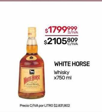 Nini Mayorista White horse whisky oferta
