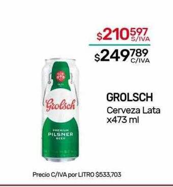 Nini Mayorista Grolsch cerveza lata oferta