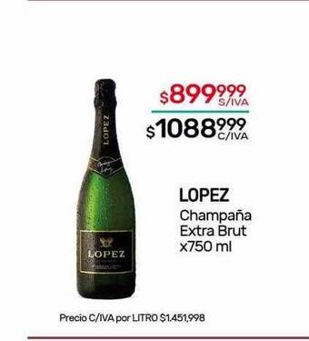 Nini Mayorista Lopez champaña extra brut oferta