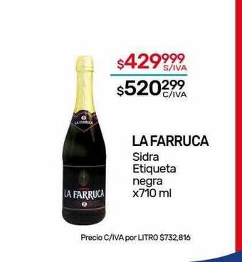 Nini Mayorista La farruca sidra etiqueta negra oferta