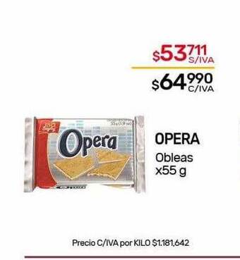 Nini Mayorista Opera obleas oferta
