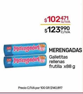 Nini Mayorista Merengadas galletitas rellenas frutilla oferta
