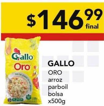 Nini Mayorista Gallo oro arroz parboil bolsa oferta