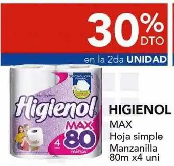 Nini Mayorista Higienol max hoja simple manzanilla oferta