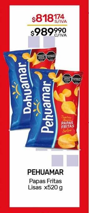 Nini Mayorista Pehuamar papas fritas lisas oferta