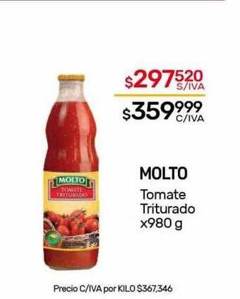 Nini Mayorista Molto tomate triturado oferta