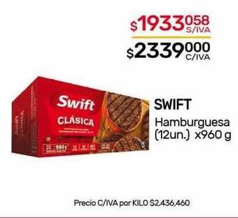 Nini Mayorista Swift hamburguesa oferta