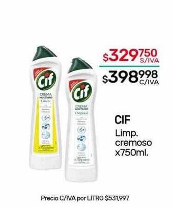 Nini Mayorista Cif limp. cremoso oferta