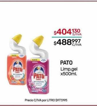 Nini Mayorista Pato limp gel oferta