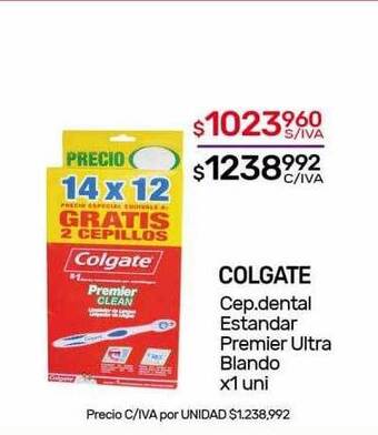 Nini Mayorista Colgate cep. dental estandar premier ultra blando oferta