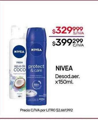 Nini Mayorista Nivea desod aer. oferta