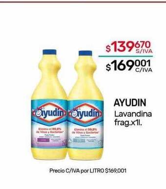 Nini Mayorista Ayudin lavandina frag. oferta