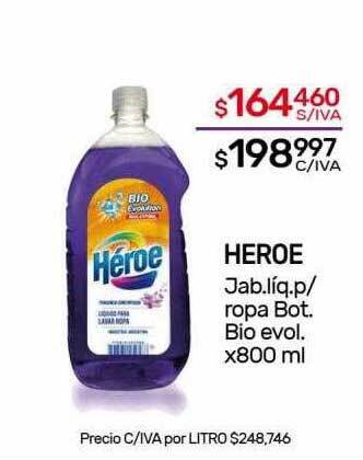 Nini Mayorista Heroe jab. líq. p ropa bot. bio evol. oferta