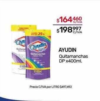 Nini Mayorista Ayudin quitamanchas dp oferta