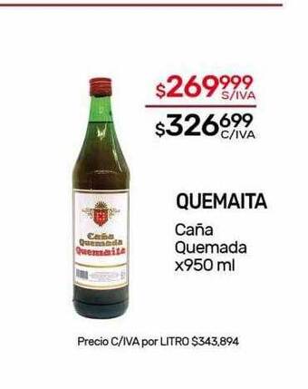 Nini Mayorista Quemaita caña quemada oferta
