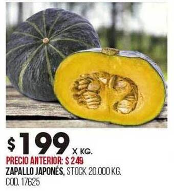 Coto Zapallo japonés oferta