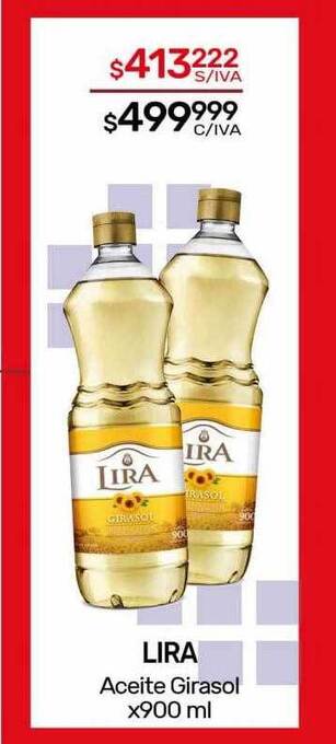 Nini Mayorista Lira aceite girasol oferta