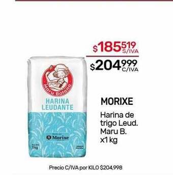 Nini Mayorista Morixe harina de trigo leud. maru b oferta
