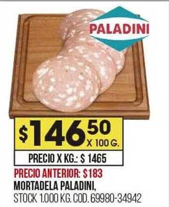 Coto Mortadela paladini oferta