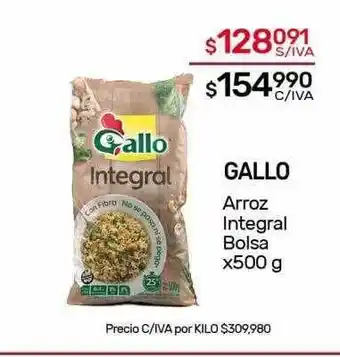 Nini Mayorista Gallo arroz integral bolsa oferta