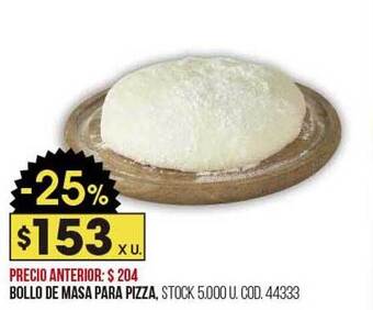 Coto Bollo de masa para pizza oferta