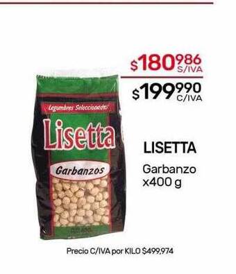 Nini Mayorista Lisetta garbanzo oferta