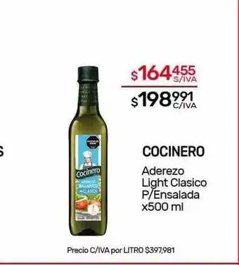 Nini Mayorista Cocinero aderezo light clasico p ensalada oferta