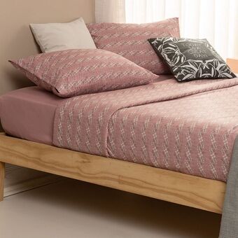 Arredo Juego de sábanas queen size trenza flor oferta