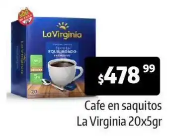 Autoservicio Capo Cafe en Saquitos La Virginia 20 x 5g oferta