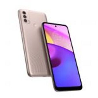 Novogar Celular liberado moto e40 rosa 6.5 4gb 64gb 3 cámaras huella motorola oferta
